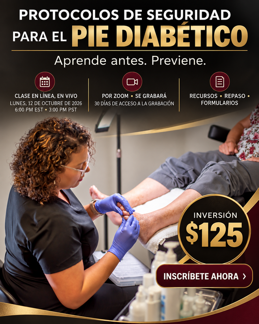 Protocolos de Seguridad para el Pie Diabético | 📍Zoom en Vivo